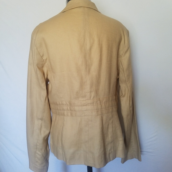 Bandolino Beige Blazer Jacket Sz 8. - Picture 4 of 6